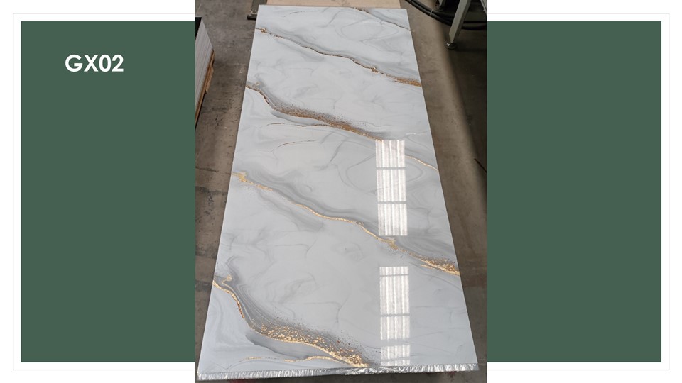 PVC zidna ploča Golden Wire