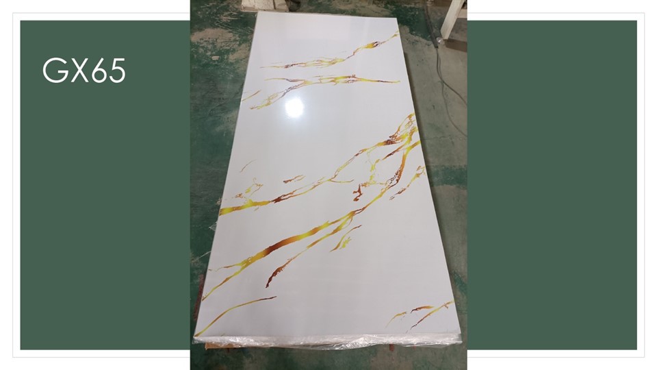 Golden Wire PVC Wall Panel high quality