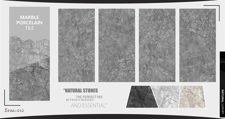 Modern Glossy Marble Porcelain Tiles 60x120cm