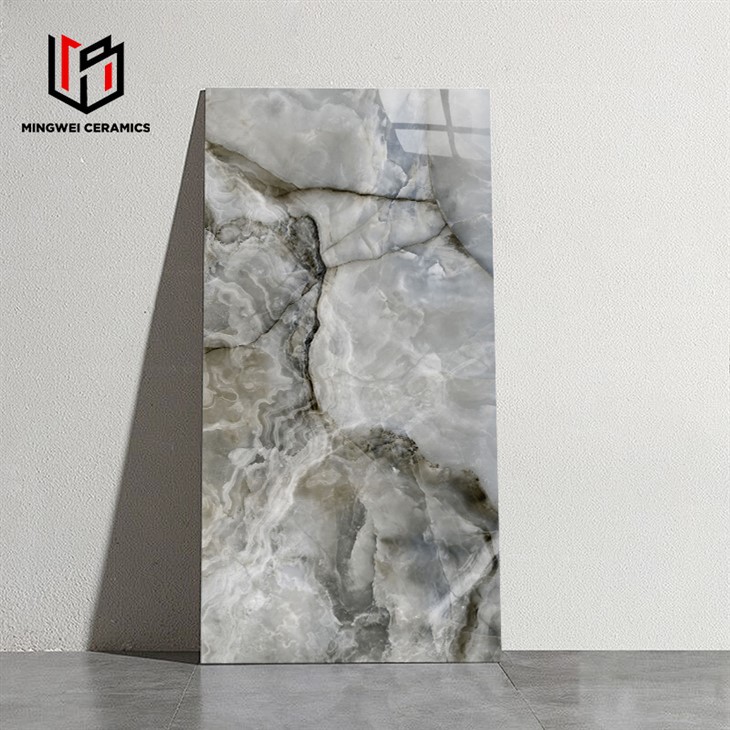 Slate Grey Glossy Stone Tiles